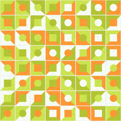 Abstract Geometric Pattern generative computational art illustration