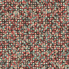 Fototapeta premium Abstract Geometric Pattern generative computational art illustration