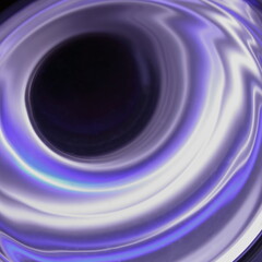 Blue white violet spiral black hole funnel abstract round cosmic background