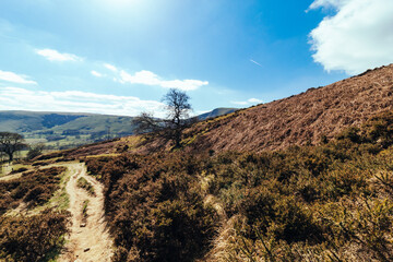 Peak District England, Trip back from Losehill Pike to the town of Hope Valey
