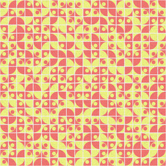 Abstract Geometric Pattern generative computational art illustration