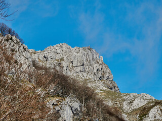 Paisajes durante la subida al Monte Aitzkorri de Zegama