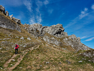 Paisajes durante la subida al Monte Aitzkorri de Zegama