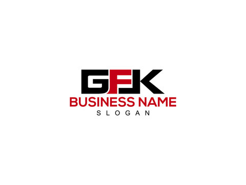 GFK Logo Letter Vector Stock For Business