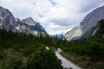 Fototapeta na wymiar Beautiful landscape in the Bavarian Alps in Berchtesgaden