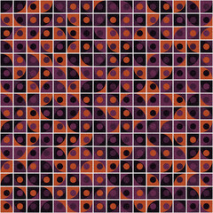 Abstract Geometric Pattern generative computational art illustration