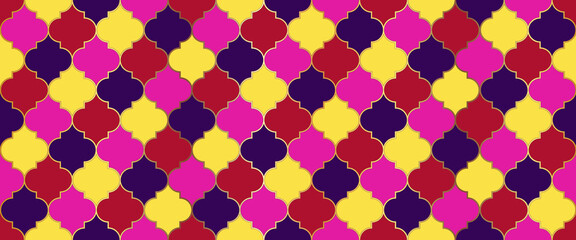 Eid Mubarak Muslim Background. Turkish Mosque Window Shape. Ramadan Kareem