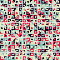 Abstract Geometric Pattern generative computational art illustration