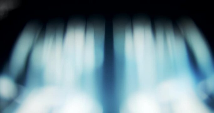 A creative, blurred background. Audio effects. Stylish 3D Abstract Animation.