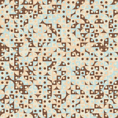 Abstract Geometric Pattern generative computational art illustration