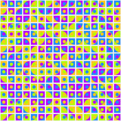 Abstract Geometric Pattern generative computational art illustration