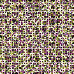 Fototapeta premium Abstract Geometric Pattern generative computational art illustration