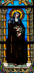 Santa Rosa de Viterbo, Basilica Nuestra Señora de Lujan, stain glass