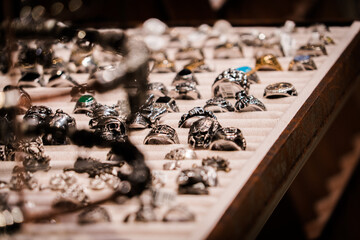 Rings waiting for their owners