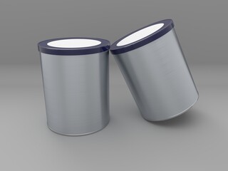 Blank Food Tin Can 