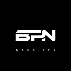 BPN Letter Initial Logo Design Template Vector Illustration