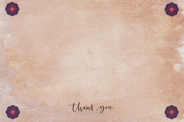 Thank You Flower
paint on a canvas