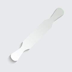 paper Rolling pin - vector icon