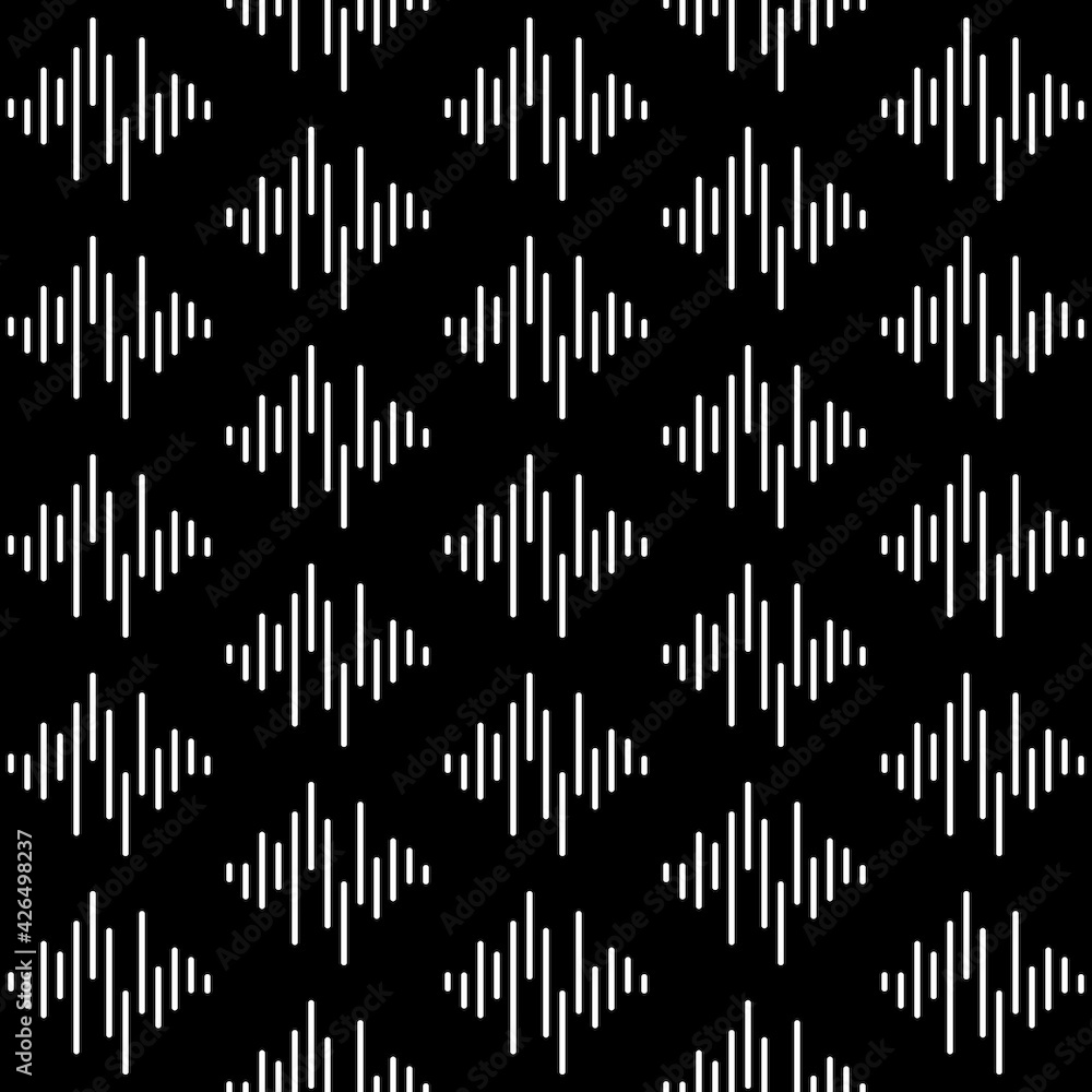 Aufkleber seamless of line art pattern. design modular random stripes white on gold background. design print f
