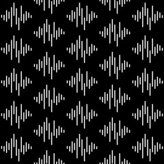 Seamless of  line art pattern. Design modular random stripes white on gold background. Design print for illustration, texture, textile, wallpaper, background.