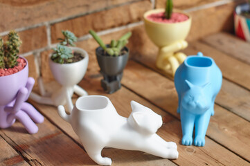 Macetas impresas en 3d para decoracion