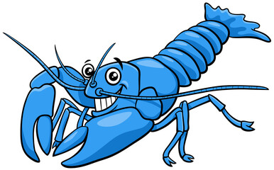 cartoon yabby crayfish comic animal character