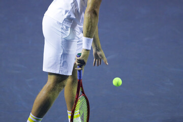 tenis player close up