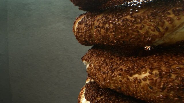 Turkey Delicious Crispy Called Simit 