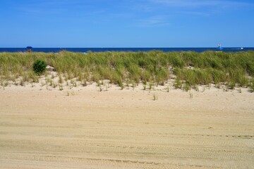 View of Bradley Beach on the New Jersey Shore, United States