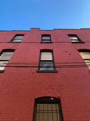 red brick building
