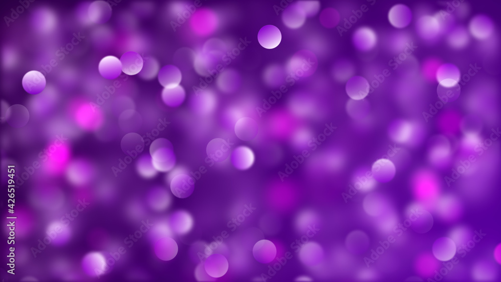 Aufkleber artistic abstract red purple gradient circles bokeh with lens blurry sharp view background
