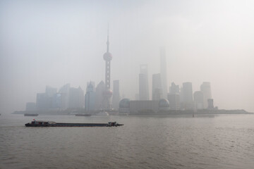 Shanghai city polluted 