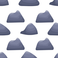 Seamless pattern with stones.