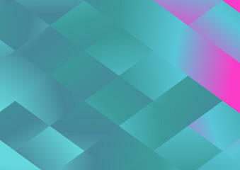Obraz na płótnie Canvas Pink and Blue Gradient Triangle Background Vector