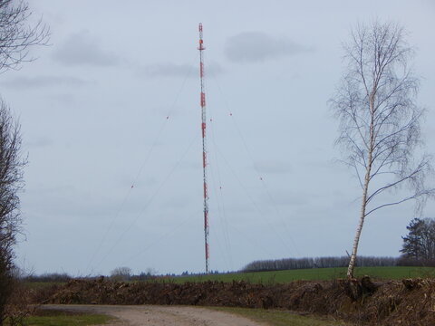 antenna on the field