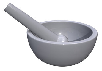 Porcelain Mortar and Pestle