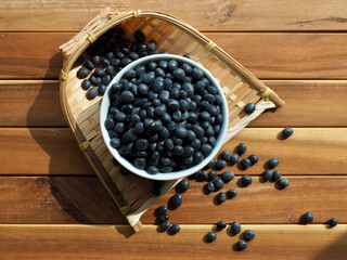 유기농 검정콩, 음식, 요리재료 
