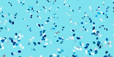 Light blue vector pattern with abstract shapes.