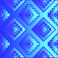  Pattern with a blue-and-white gradient . Abstract background