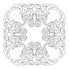 Decorative frames. Retro ornamental frame, vintage rectangle ornaments and ornate border. Decorative wedding frames, antique museum picture borders or deco devider. Isolated icons vector set