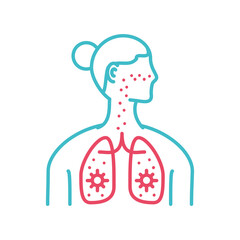 woman respiratory system