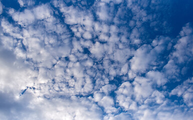 blue sky with clouds