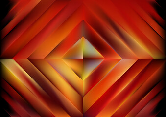 Black Red and Orange Rhombus Background Illustrator