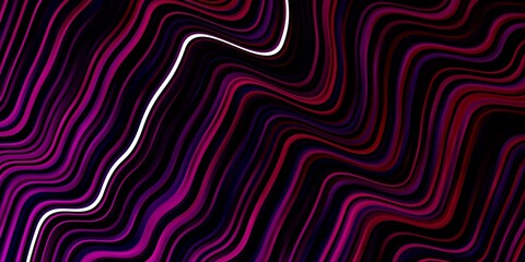 Dark Pink vector pattern with lines.