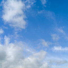 blue sky with clouds