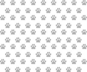 可愛いたくさんの肉球がある背景素材