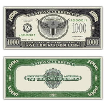 10 072 Best 1000 Dollar Bill Images Stock Photos Vectors Adobe Stock