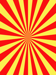 Orange-yellow rays abstract background, space for your text and design..