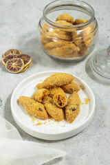 Step by step Kue kering raisin lemonia or home made Raisin lemonia cookies, step 6, cookies after bake and ready to eat.