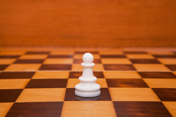 Chess game. Concept of business strategy and tactic.
